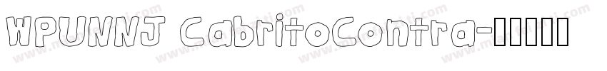 WPUNNJ CabritoContra字体转换